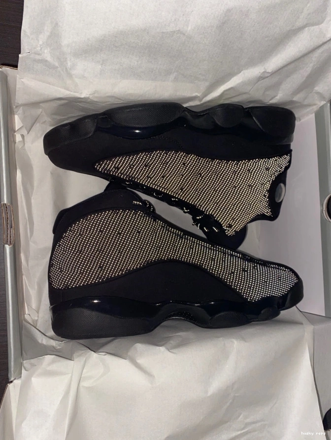 Rep Husky Cat Retro 13 Air Jordan 414571-011 Black 0811